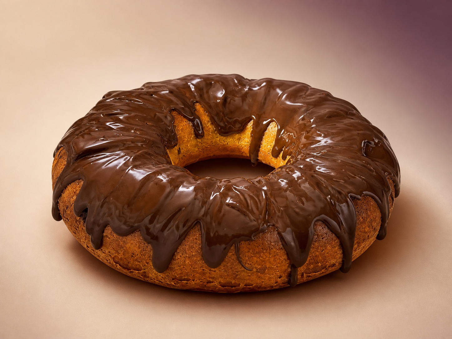 Torta de vainilla con chispas de chocolate